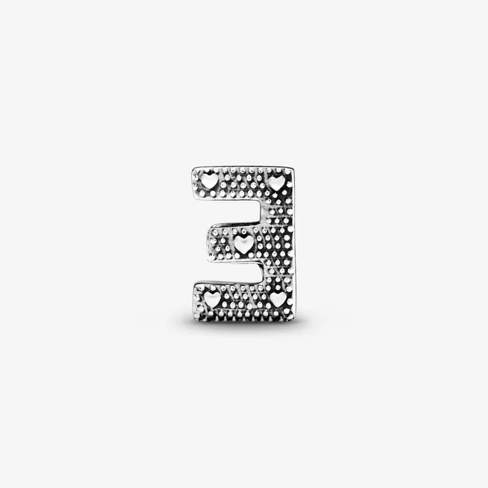 1 Bracelet2 Charms 99 Women Pandora Letter E Alphabet Charm
