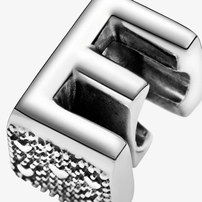 1 Bracelet2 Charms 99 Women Pandora Letter E Alphabet Charm