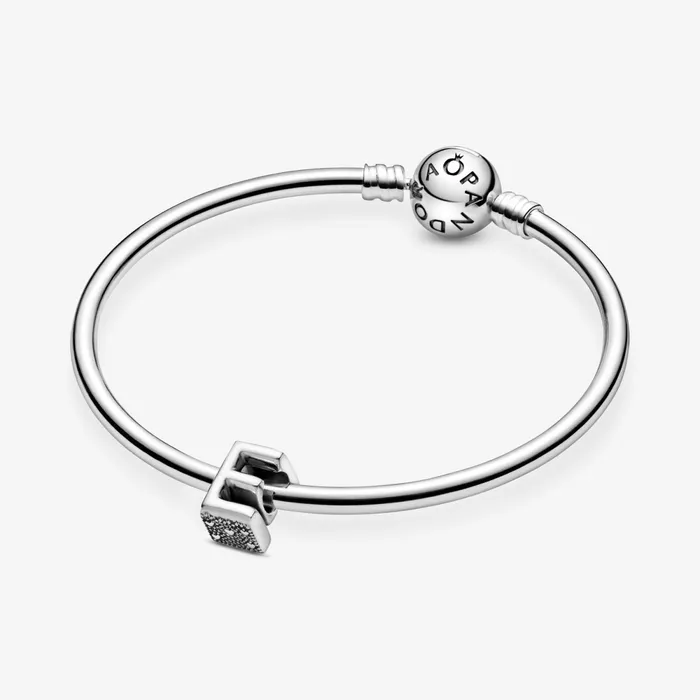 1 Bracelet2 Charms 99 Women Pandora Letter E Alphabet Charm