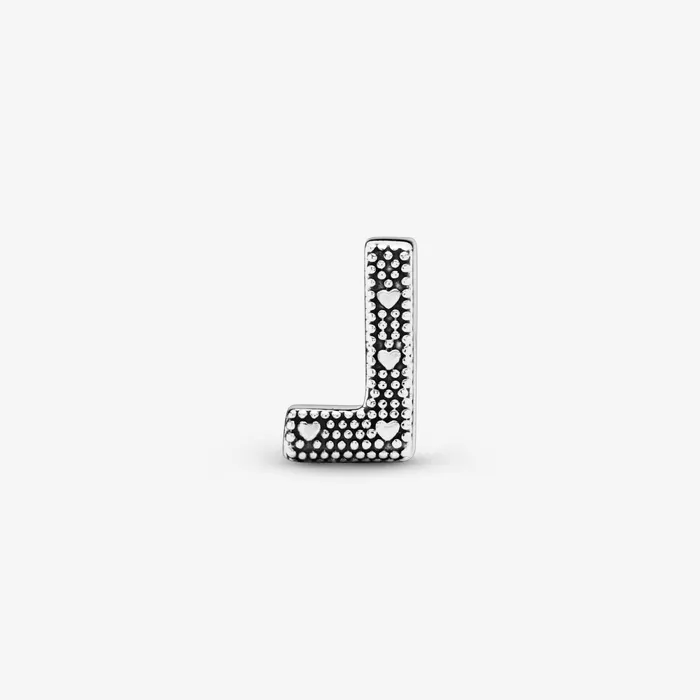 1 Bracelet2 Charms 99 Women Pandora Letter L Alphabet Charm