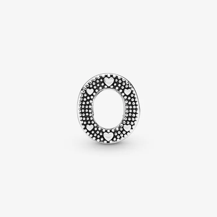 1 Bracelet2 Charms 99 Women Pandora Letter O Alphabet Charm