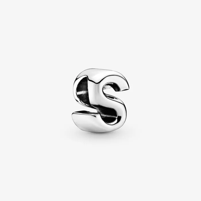 1 Bracelet2 Charms 99 Women Pandora Letter S Alphabet Charm
