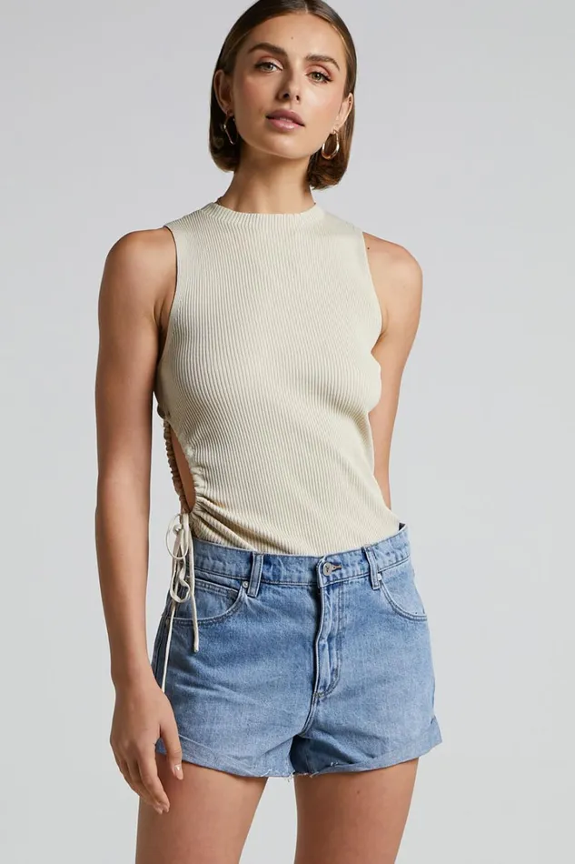 Abrand 8211 A Slouch Shorts In Georgia Women Showpo Denim