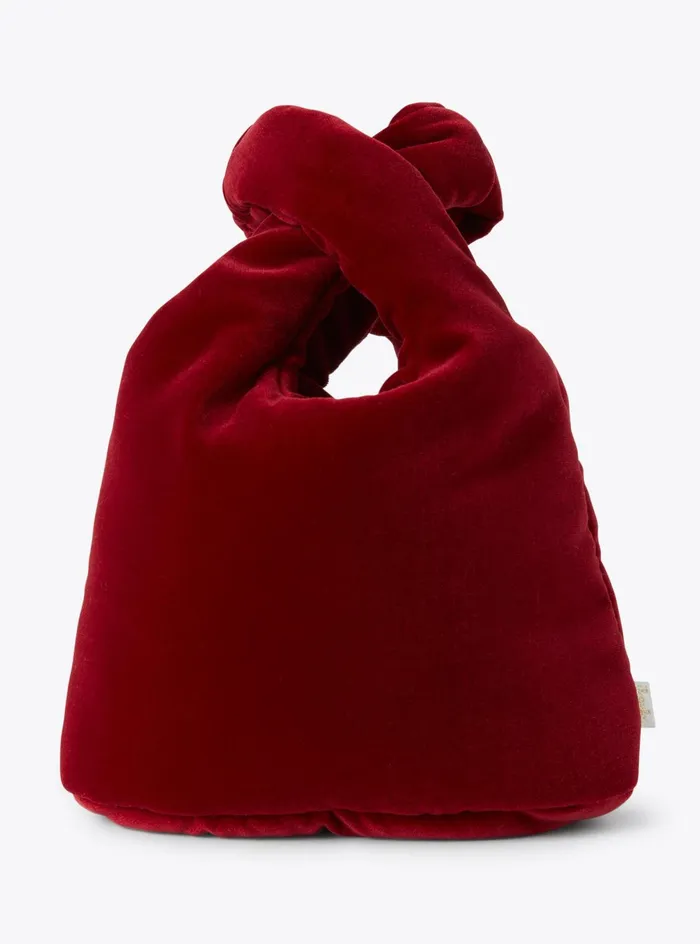 Accessories Girl 216 Il Gufo Velvet Bucket Bag