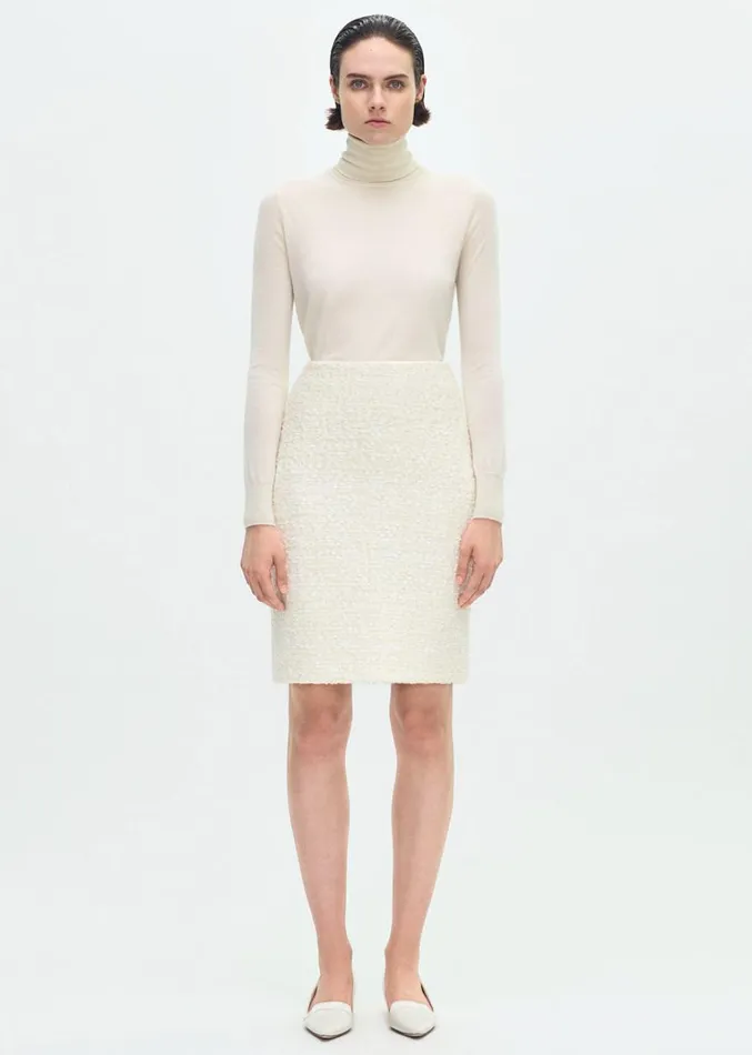 Adam Lippes Blair Skirt Ivory Womens Skirts