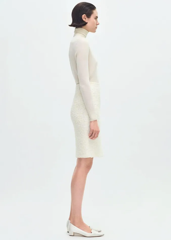 Adam Lippes Blair Skirt Ivory Womens Skirts