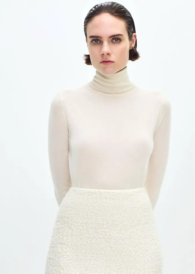 Adam Lippes Blair Skirt Ivory Womens Skirts
