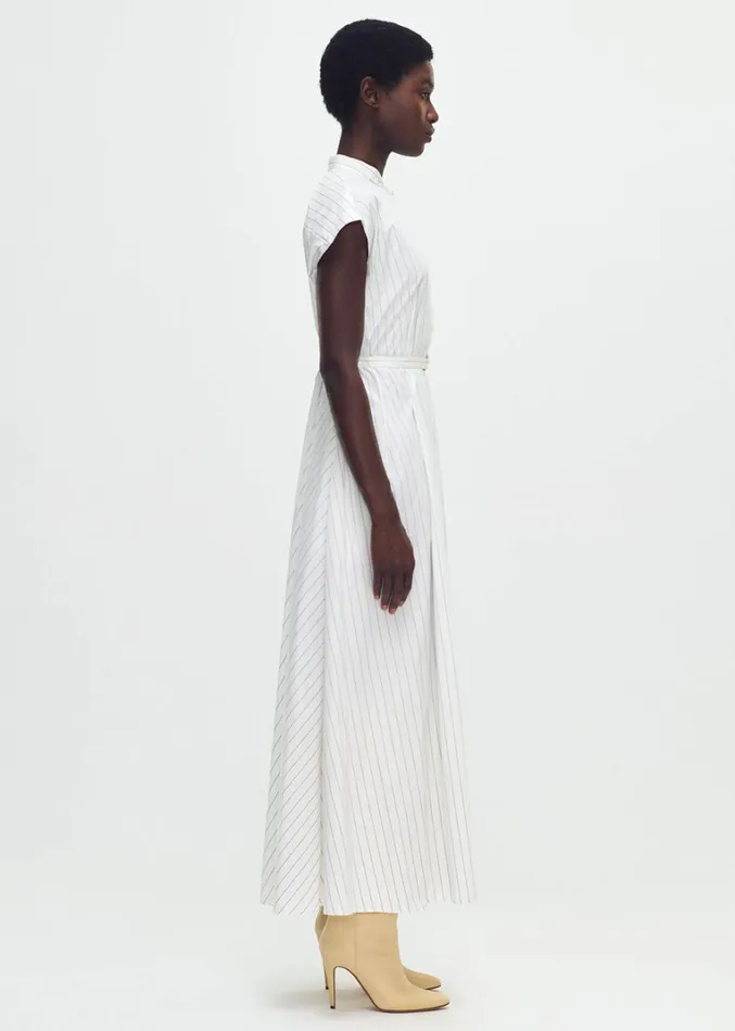 Adam Lippes Dejeuner Dress Whiteink Womens Dresses