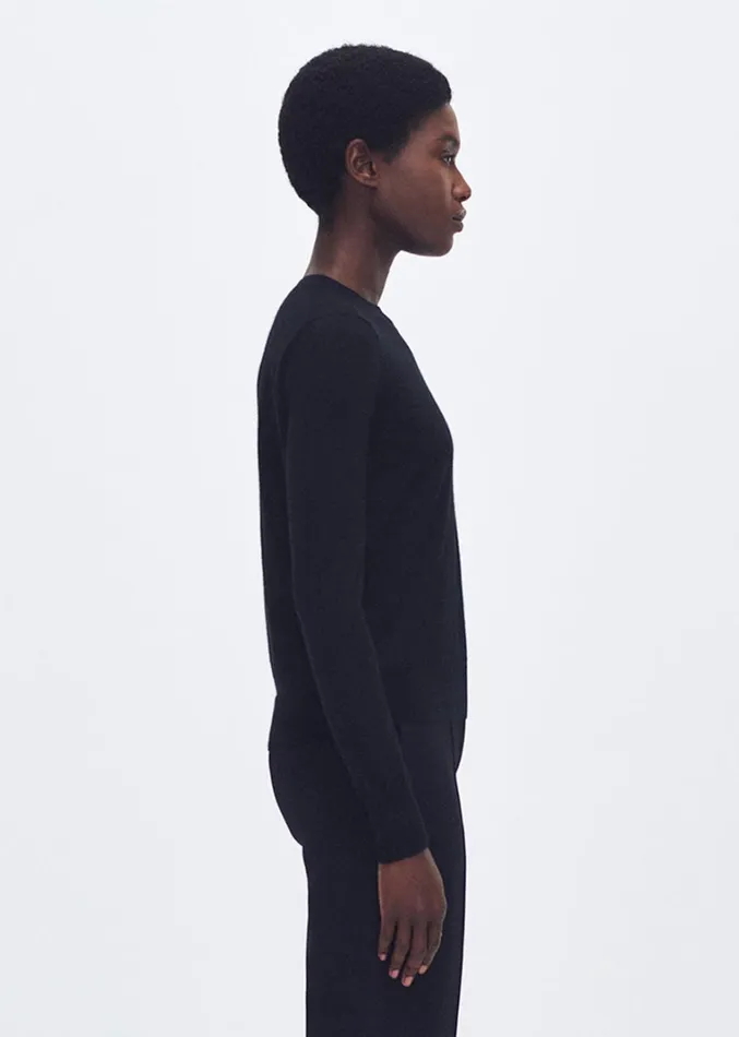 Adam Lippes Didion Knit Black Womens Sweaters and Knitwear