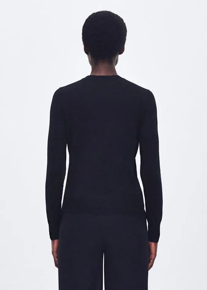 Adam Lippes Didion Knit Black Womens Sweaters and Knitwear
