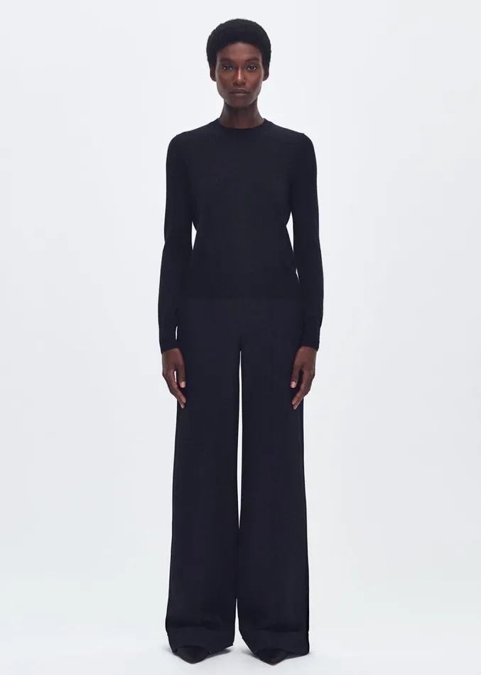 Adam Lippes Didion Knit Black Womens Sweaters and Knitwear
