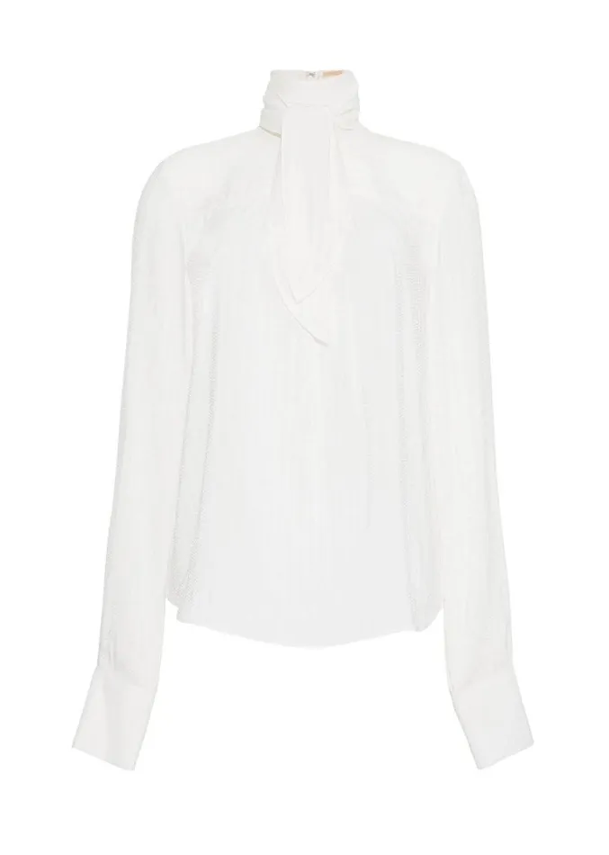 Adam Lippes Leigh Top Ivory Womens Tops