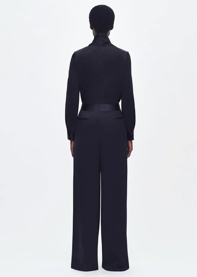 Adam Lippes Nils Pant Black Womens Pants