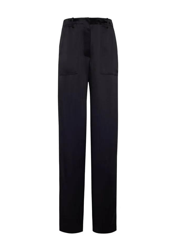 Adam Lippes Nils Pant Black Womens Pants