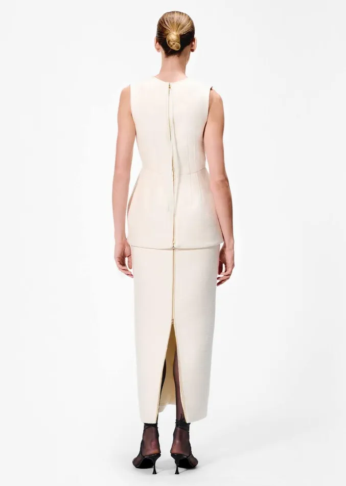 Adam Lippes Perry Skirt Ivory Womens Skirts