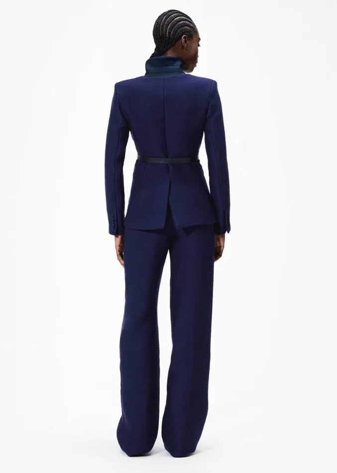 Adam Lippes Spencer Jacket Navy Womens Coats and Jackets
