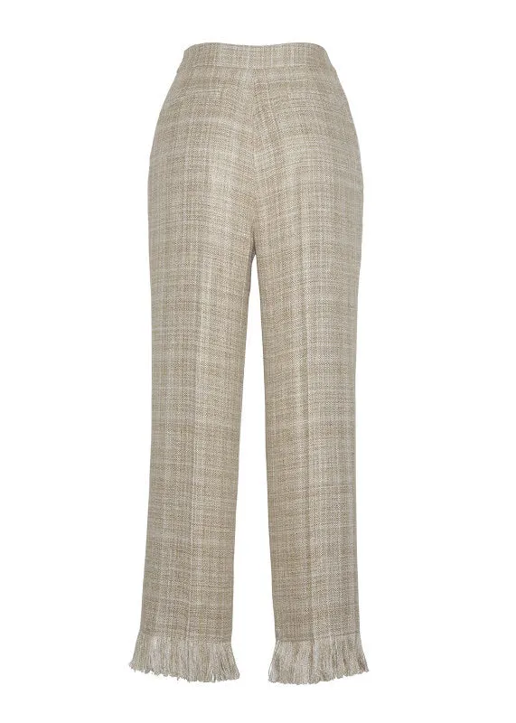 Adam Lippes Sutton Pant Khaki Multi Womens Pants