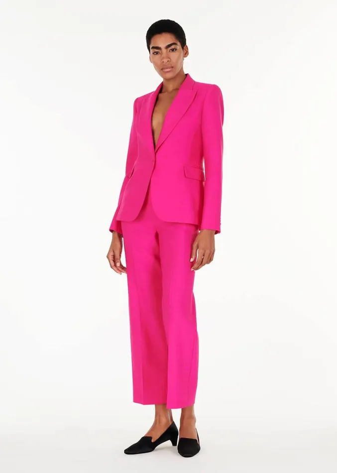 Adam Lippes Sutton Pant Magenta Womens Pants