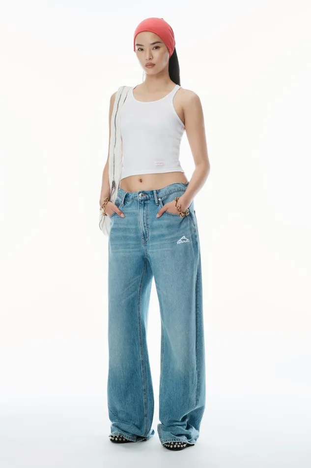 Alexander Wang Denim Regen 5Pocket Denim Track Pant 8211 Women