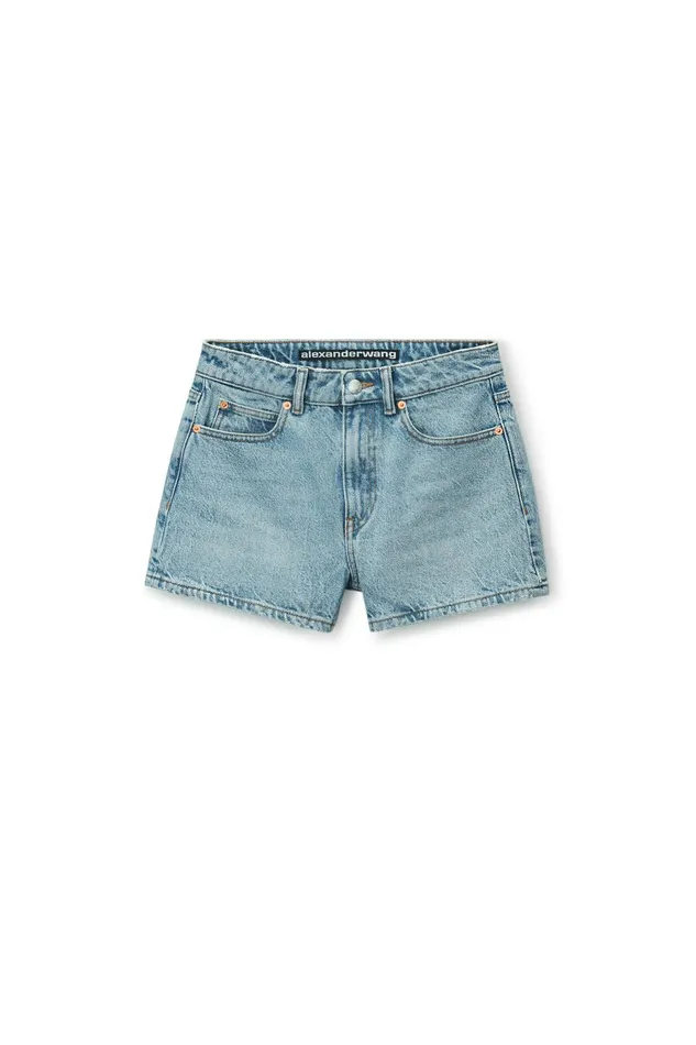 Alexander Wang Denim Shorty HighRise Short In Denim 8211 Women