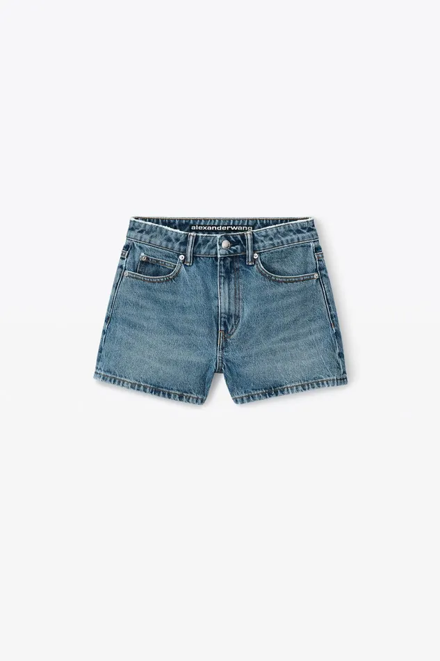 Alexander Wang Denim Shorty HighRise Short In Denim 8211 Women