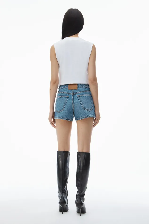 Alexander Wang Denim Shorty HighRise Short In Denim 8211 Women