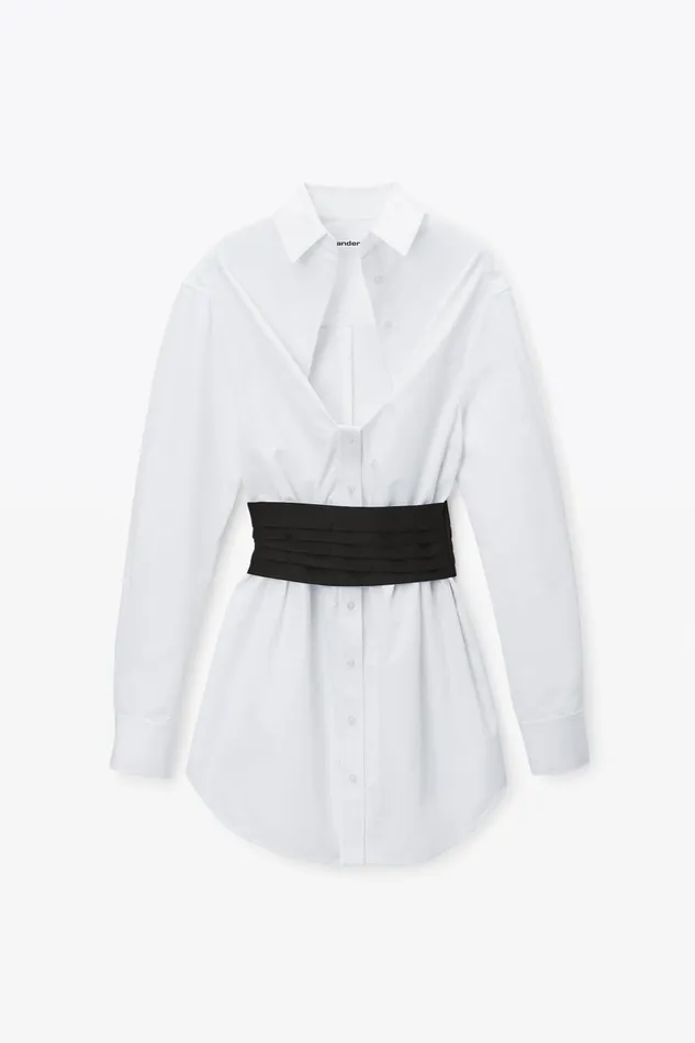 Alexander Wang Dresses Deconstructed Mini Shirtdress 8211 Women