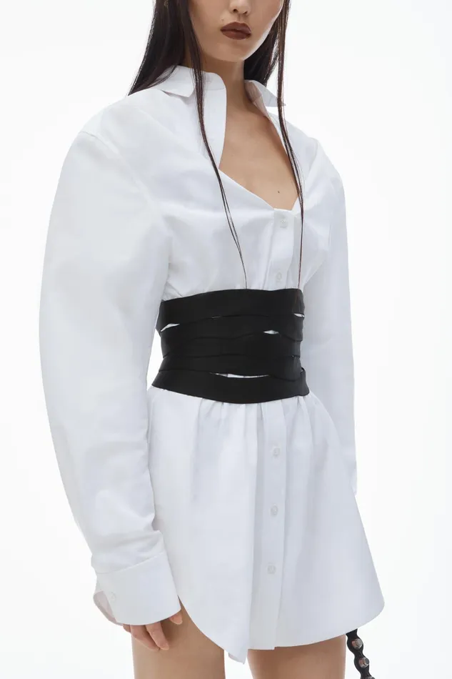 Alexander Wang Dresses Deconstructed Mini Shirtdress 8211 Women
