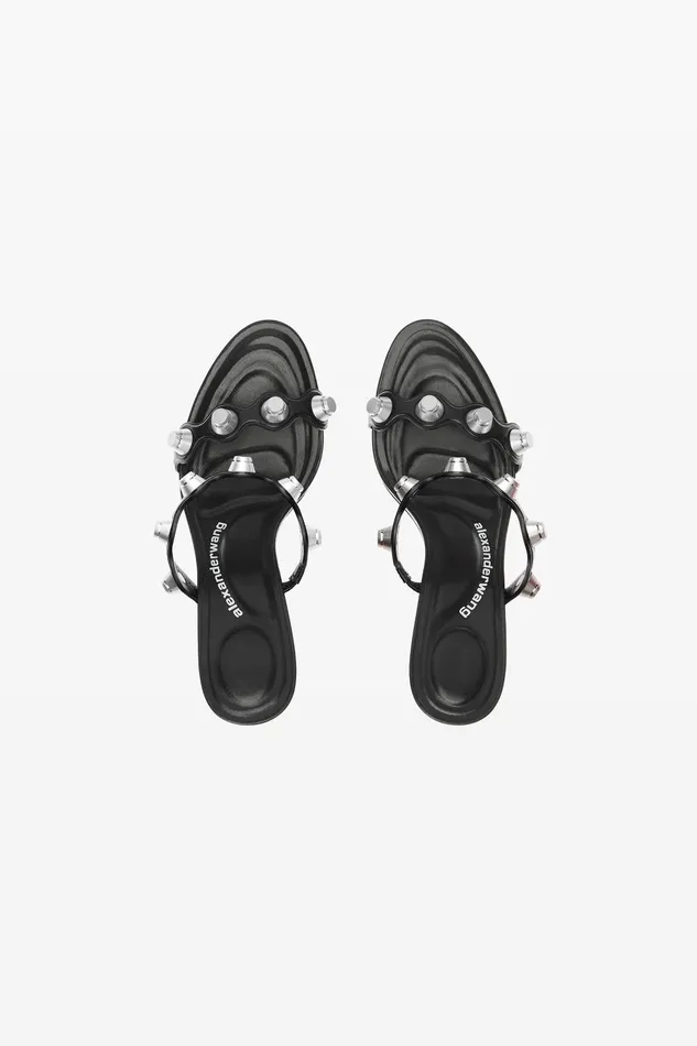 Alexander Wang Shoes Riot 85mm Lambskin Leather Sandal 8211 Women
