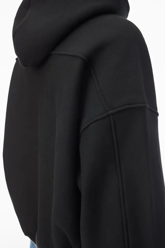 Alexander Wang Sweatshirts Star Zip Up Hoodie In Dense Fleece 8211 Men