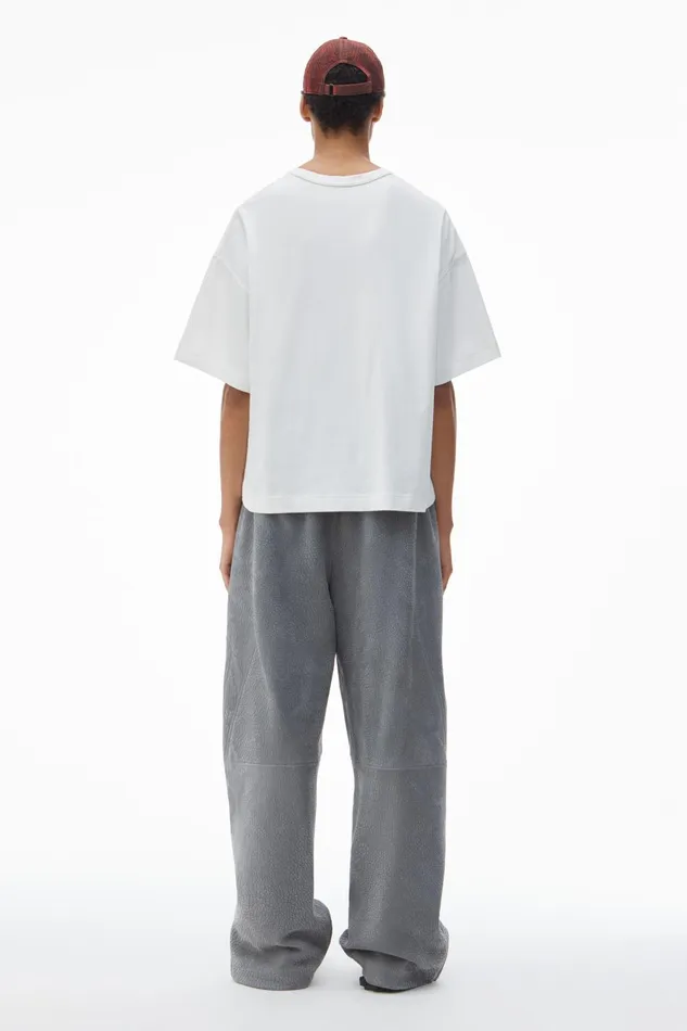 Alexander Wang Tops Men039s Logo Boxy Tee In Cotton Jersey 8211 Men