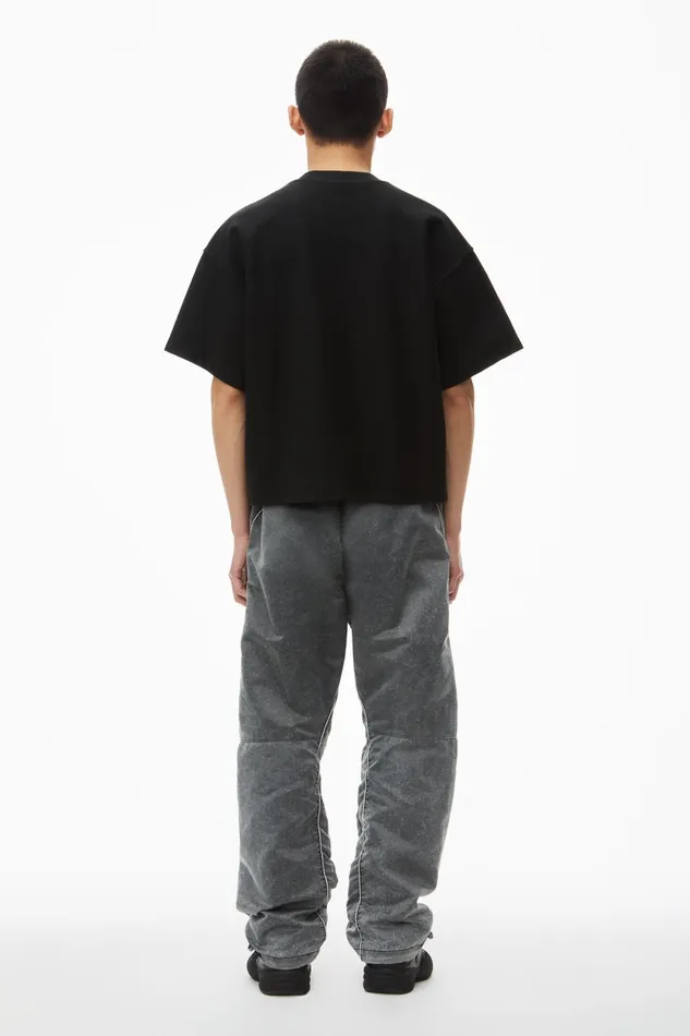 Alexander Wang Tops Puffed Logo Oversize Tee In Cotton 8211 Men