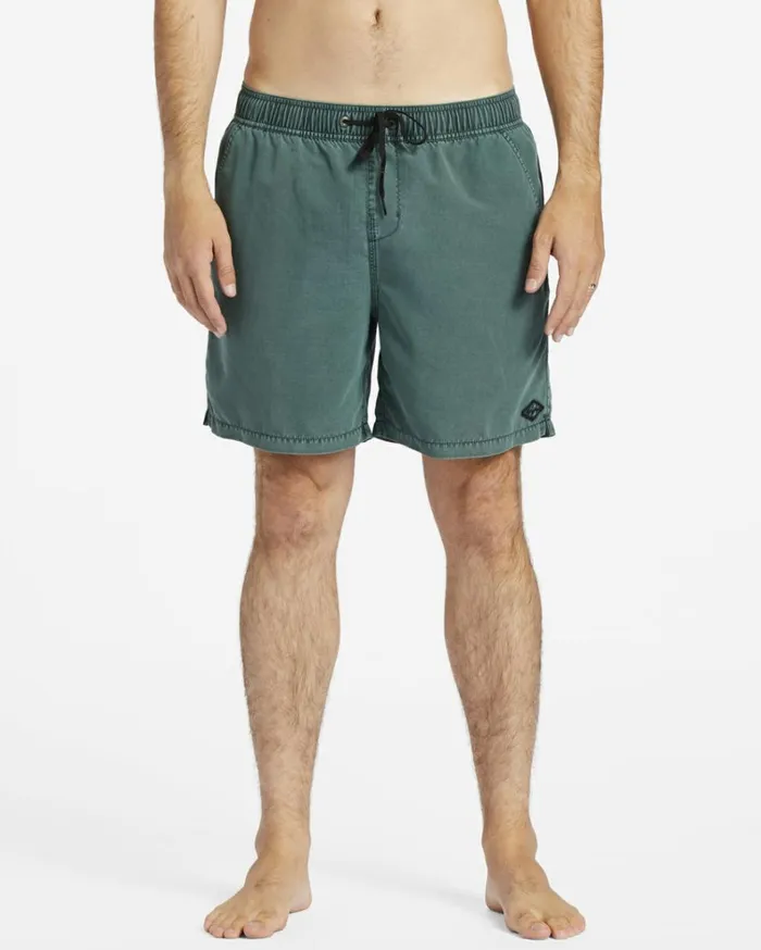 All Day Layback 17034 Boardshorts Cypress Men Billabong Elastic Waist Boardshorts