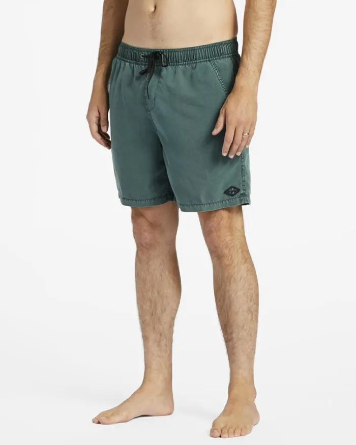 All Day Layback 17034 Boardshorts Cypress Men Billabong Elastic Waist Boardshorts