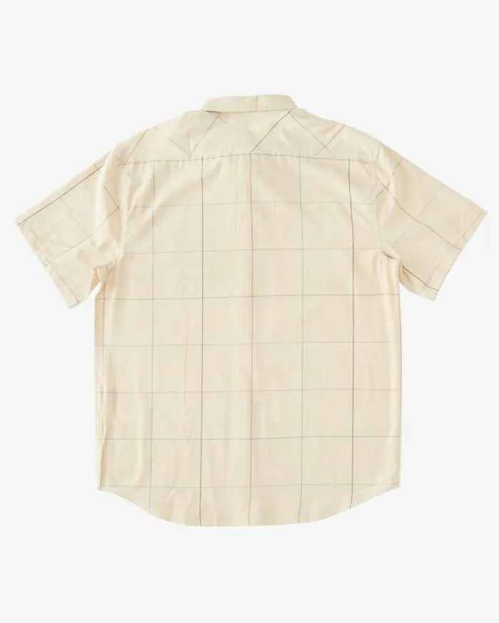 All Day Plaid Short Sleeve Shirt Sand Men Billabong Shirts