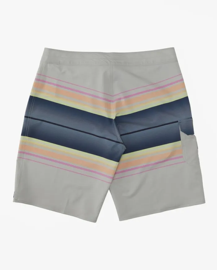 All Day Stripe Pro Performance 20034 Boardshorts Stone Men Billabong Side Pockets