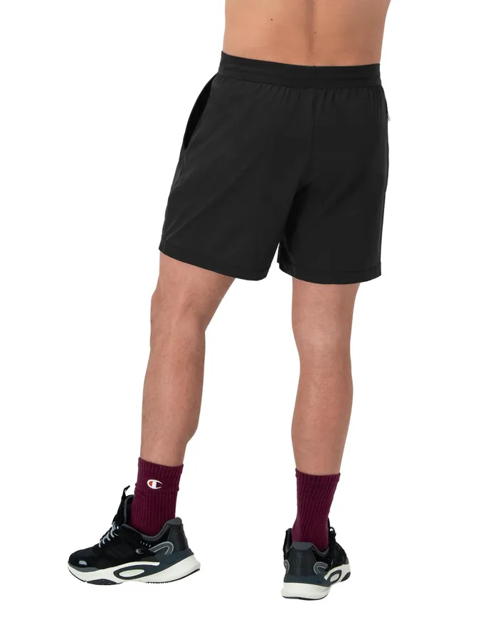 AllPurpose Shorts Overlap Logo 6034 Black Men Champion Shorts