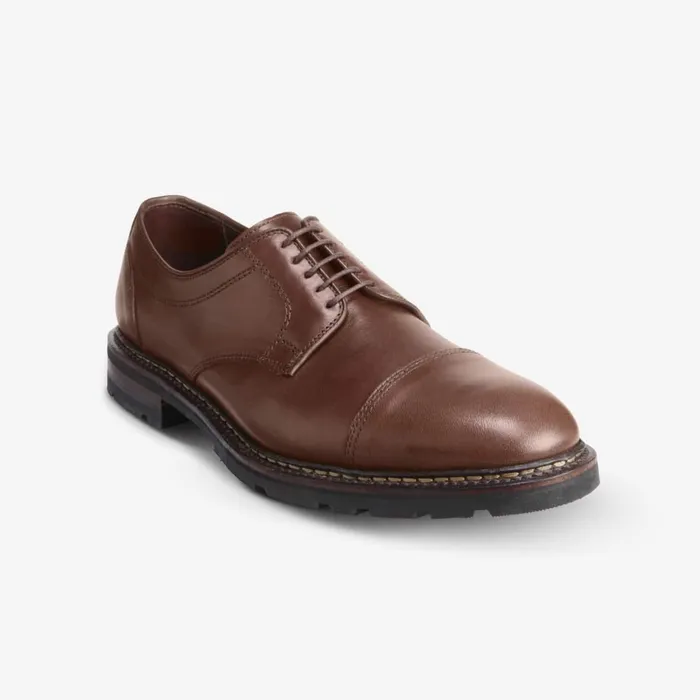 Allen Edmonds Ace CapToe Blucher Tobacco Brown Men Oxfords and Derbys