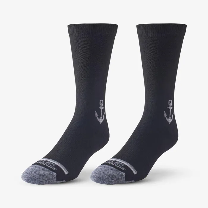 Allen Edmonds Anchor Soft Touch PolyTencel Dress Socks Black Men Socks