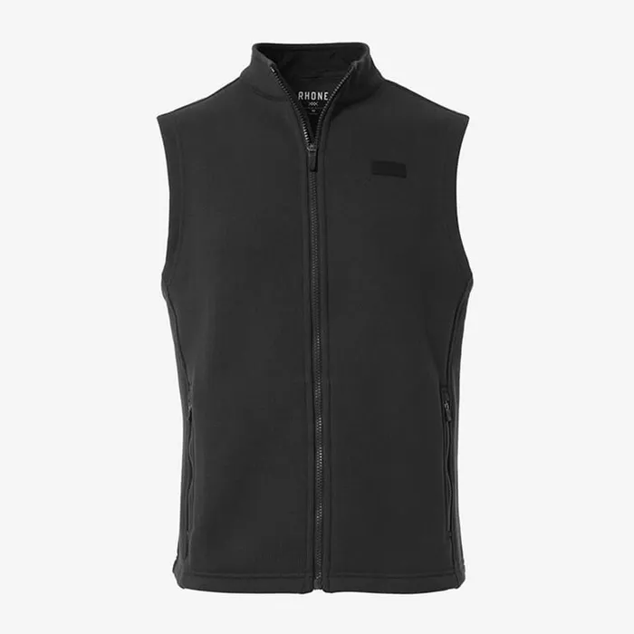 Allen Edmonds Bond Fleece Vest Black Men Outerwear