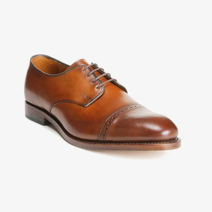 Allen Edmonds Boulevard Cap Toe Dress Shoe Walnut Men Made In The Usa