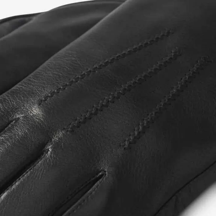 Allen Edmonds Cashmere Lined Leather Tech Gloves Black Men Hats Gloves and Scarves