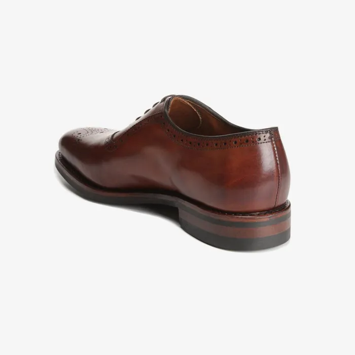 Allen Edmonds Cornwallis Dress Oxford With Dainite Rubber Sole Dark Chili Men Made In The Usa