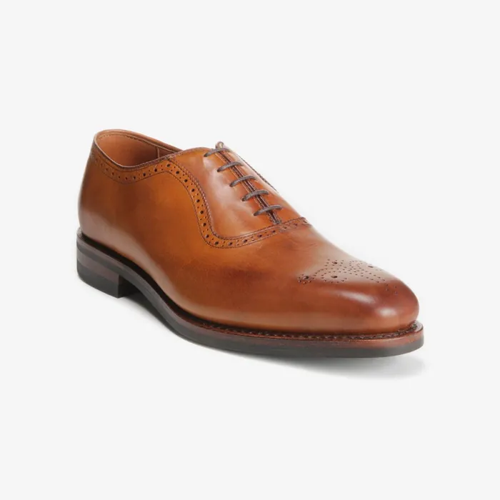Allen Edmonds Cornwallis Dress Oxford With Dainite Rubber Sole Walnut Men Made In The Usa