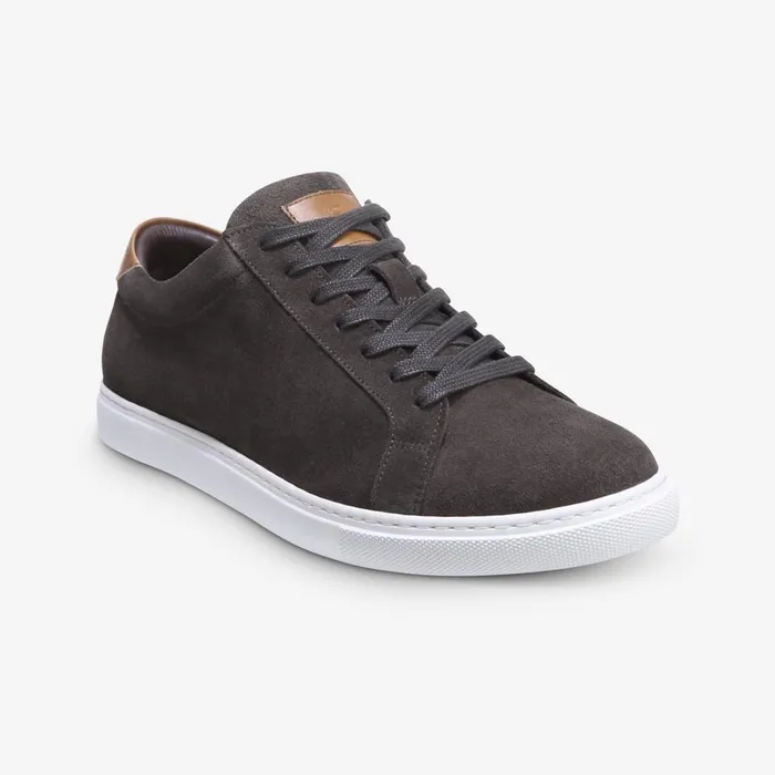 Allen Edmonds Courtside Suede Sneaker Grey Men Wide Width Shoes