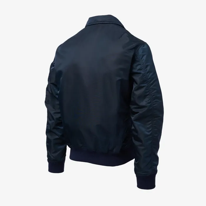 Allen Edmonds Douglas Bomber Jacket By Cockpit USA Navy Men Outerwear