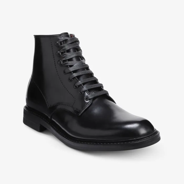 Allen Edmonds Higgins Mill Boot With Shell Cordovan Leather Black Men Made In The Usa