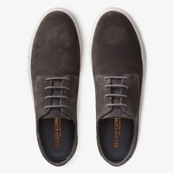 Allen Edmonds Howard Suede Derby Sneaker Grey Men Sneakers