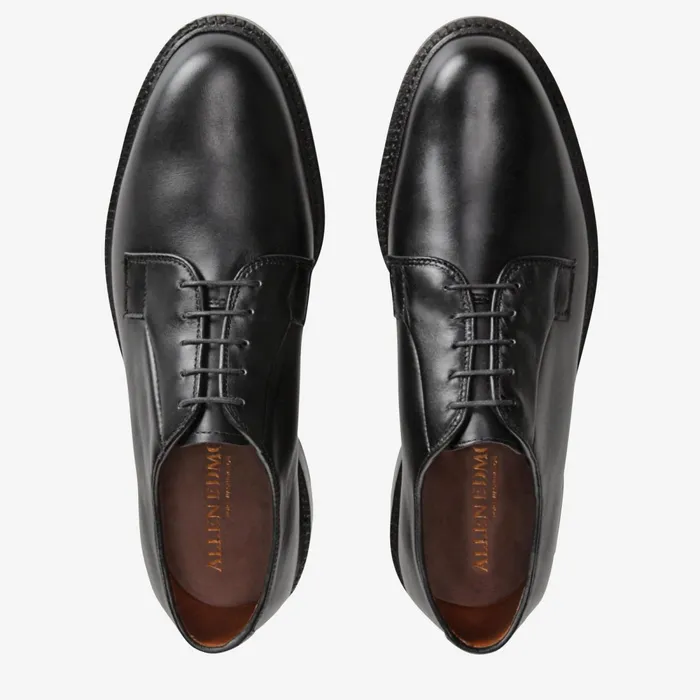 Allen Edmonds Leeds Dress Plaintoe Blucher Shoe Black Men Wide Width Shoes