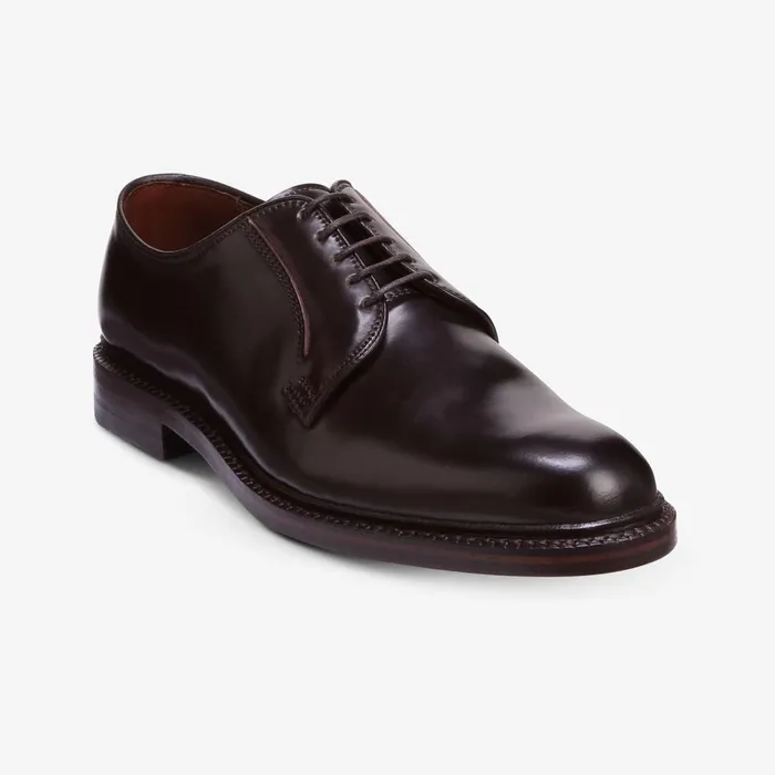 Allen Edmonds Leeds Shell Cordovan Derby Shoe Brown Men Wide Width Shoes